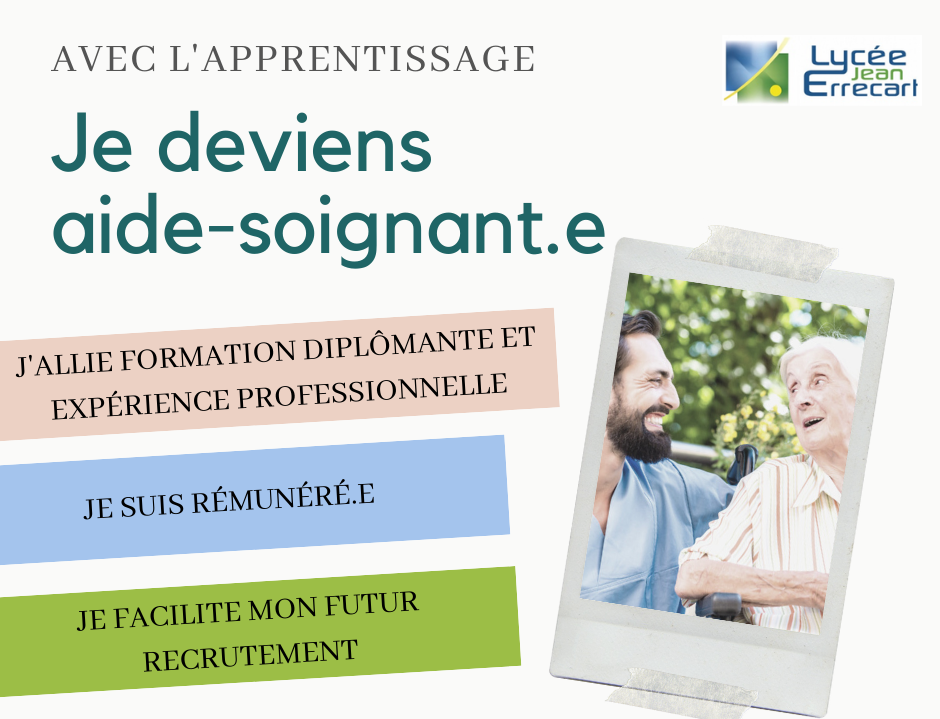 Apprentissage Aide soignant