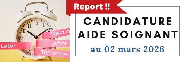 Report candidatures DEAS 02 mars 2026